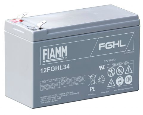 Fiamm 12V/7,2Ah    FG20722 széles saruval akkumulátor (10244)