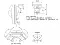Optex FA-3 konzol (3413)-a