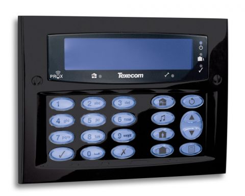 Texecom Premier  Elite FMK Diamond Black DBD-0124 kezelőegység (3816)