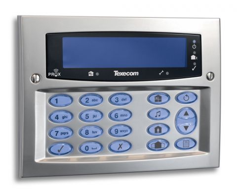 Texecom Premier  Elite SMK Satin Chrome DBD-0129 kezelőegység (3820)